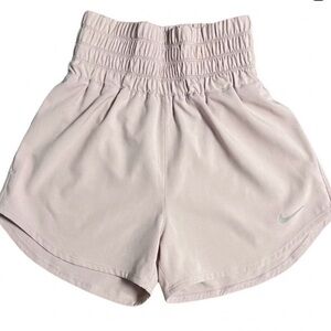 Nike Women's High Waist Cream Shorts